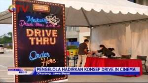 Area Parkir di Mal Cikarang Disulap Menjadi Layar Tancap