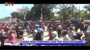 Demo Ganti Rugi Lahan Ricuh, Warga Talakar Baku Hantam Dengan Polisi