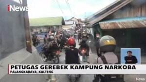 Tim Gabungan BNN dan Polda Kalteng Gerebek Kampung Narkoba