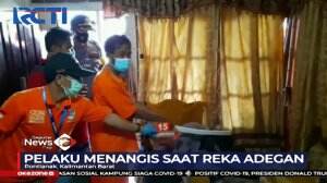 Ricuh Rekonstruksi Pembunuhan Ibu dan Anak di Pontianak