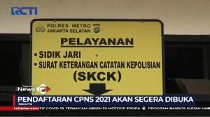 Pendaftar CPNS Membludak, Warga DKI Antre Membuat SKCK