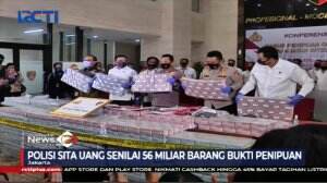 Penampakan Uang Rp56,8 Miliar Hasil Kasus Penipuan Ventilator Covid-19 Jaringan Internasional