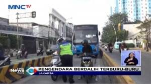 Puluhan Kendaraan Terjaring Razia Patuh Jaya di Jakarta