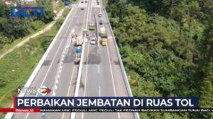 Proses Perbaikan Jembatan Di KM 427 Tol Semarang - Solo Di Pastikan Selesai Sebelum Libur Panjang