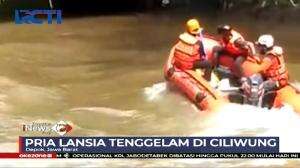 Pria Lanjut Usia Hilang Diduga Terseret Arus Sungai Ciliwung