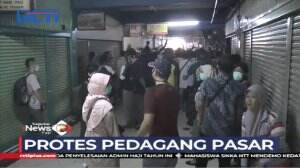 Protes Pedagang Terhadap Penutupan Pasar