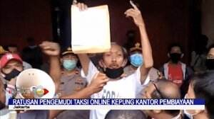 Ratusan Pengemudi Taksi Online Datangi Kantor Pembiayaan