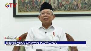 Wakil Presiden Ma'ruf Amin Anjurkan Masyarakat Untuk Tidak Mudik Guna Cegah Penyebaran Korona