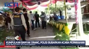 Polisi Bubarkan Pesta Pernikahan Pasca Imbauan Pemerintah Tentang Social Distancing
