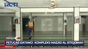 Pengurus Masjid di Priuk Terpapar Korona, Puluhan Petugas Semprot Disinfektan Wilayah Untuk Putus Penyebaran