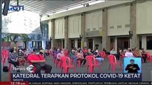 Gereja Katedral Kembali Gelar Misa Perdana
