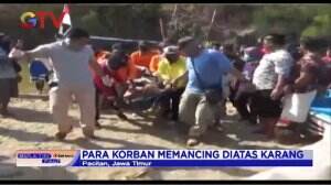 Tangis Haru Keluarga Saat Jenazah Pemancing Tiba Pasca Tergulung Ombak Besar
