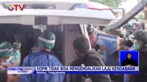 2 Orang Tewas Dan 4 Orang Terluka Akibat Kecelakaan Truk Dengan Bis