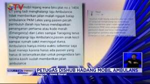Pasien di Ambulans Wafat Diduga Akibat Mobil Halangi Jalan