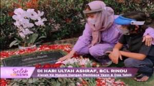 Di Hari Ulang Tahun Ashraf, BCL dan Noah Ziarah Ke Makam Ashraf