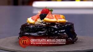 Chocolate Mille Crepes With Creamcheese And Chocolate Ganache Ala Becca- MasterChef Season 7