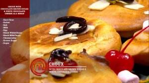 Choux with Chocolate Brown Sugar & White Chocolate Ala Isman - MasterChef Season 7