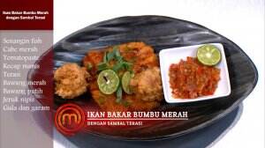 Ikan Bakar Bumbu Merah Dengan Sambal Terasi Ala Becca - MasterChef Season 7