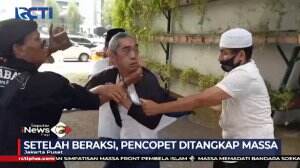 Pria Diduga Copet Diamankan Penjemput Habib Rizieq Shihab Di Jakarta Pusat