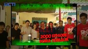Perayaan 2000 Episode Sinetron Dunia Terbalik