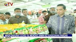 Merabahnya Covid-19, Mendag Sidak Stok Ketersediaan Pangan Pada Beberapa Toko Ritel di Jakarta