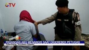 Polisi Gerebek Pasangan Mesum di Palembang, Dua ABG Menangis Saat Terjaring Razia