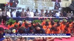 Polisi Amankan 30 Kg Sabu Asal Malaysia Hingga Sejumlah Tersangka di Surabaya