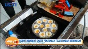 Belajar Otodidak, Remaja di Jawa Tengah Buat Robot Bisa Jual Telur Dadar