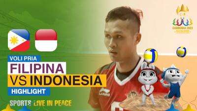 Volley Ball Putra Filipina Vs Indonesia Highlight - RCTI+