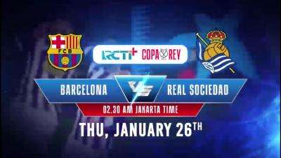 Promo Match Barcelona vs Real Sociedad (EN) - RCTI+