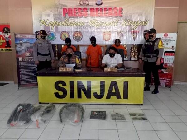 Kecanduan Narkoba, Tiga Pemuda di Sinjai Nekat Curi Tujuh Sepeda Motor