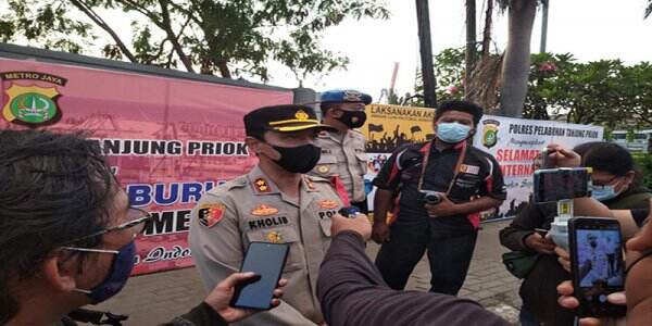 Demo Buruh Di Tanjung Priok Aman Dan Kondisif Serta Mematuhi Prokes