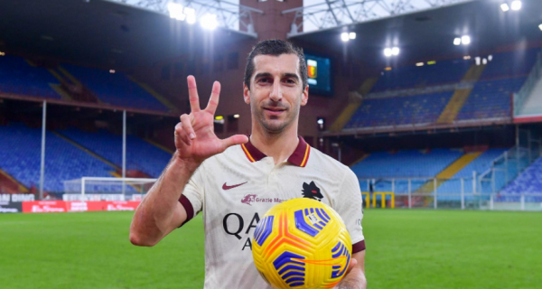 Henrikh Mkhitaryan Perpanjang Kontrak di AS Roma
