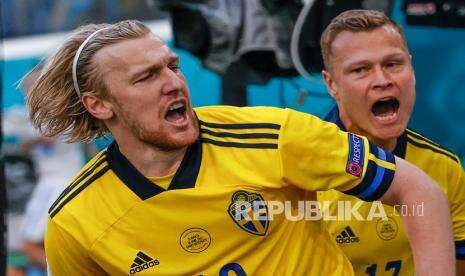 Emil Forsberg Ungkap Keberhasilan Swedia Kalahkan Slovakia