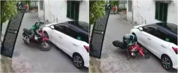 Viral video driver ojel online tolong orang yang buat dia tabrak mobil