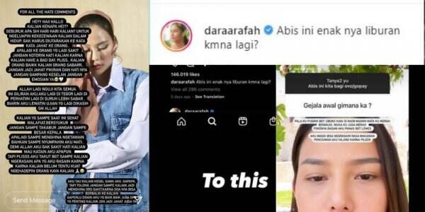 Positif Covid-19, Dara Arafah Malah Dihujat Netizen Karena Rutin Liburan?