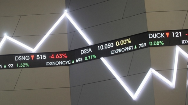 IHSG Terkoreksi 0,25 Persen Jeda Siang Ini