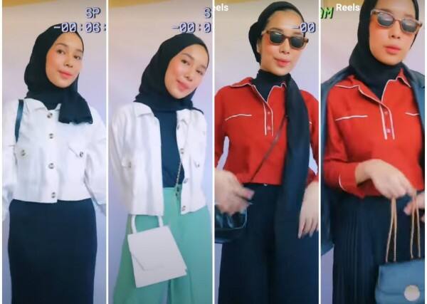 Inspirasi Outfit Hitam Putih agar Tampak Lebih Berwarna ala Hijabers, Boleh Ditiru Nih