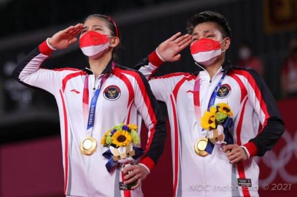 Peraih Medali Emas Olimpiade Tokyo Icuk Sugiarto: Apriyani Pemain Berkarakter, Pantang Menyerah