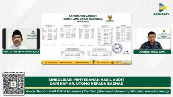 Audit Keuangan BAZNAS 2020 Raih Opini Wajar Tanpa Pengecualian