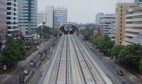 Pembangunan LRT Jabodebek Mencapai 86,57 Persen