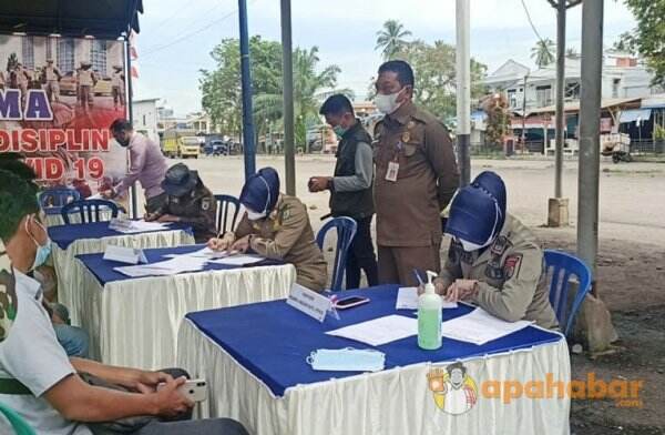 Terjaring Razia Prokes, Pengendara di Balangan Rapid di Tempat