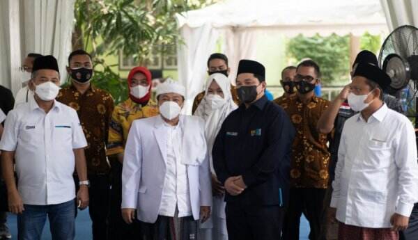 Vaksinasi 3.000 Santri di Cirebon, Menteri BUMN Erick Thohir Apresiasi BRI