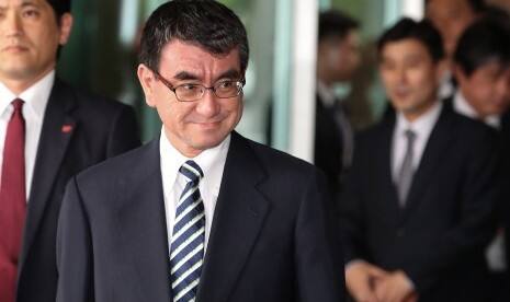Menteri Vaksin Jepang Dapat Dukungan Kuat Jadi PM