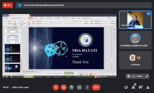 Dibimbing Dosen UniMAP Malaysia, Mahasiswi Prodi Sistem Komputer ini Lakukan Penelitian IoT