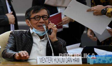 Menkumham Yasonna Minta Musibah Kebakaran Lapas tak Terulang