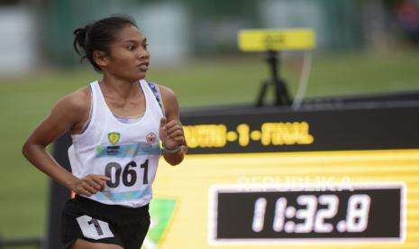 In Picture: Final Lari 5000 Meter Putri PON XX Papua