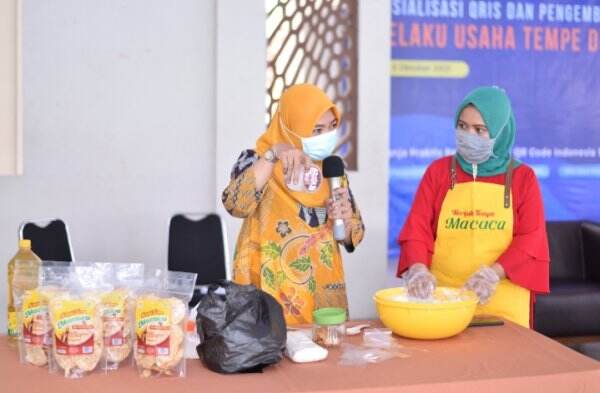 BI Banten Ajak Pengusaha Tempe di Cilegon Gunakan QRIS