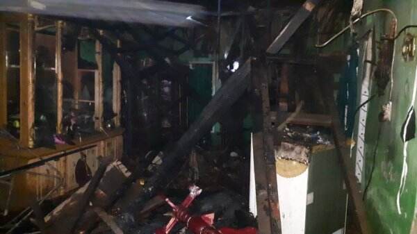 Akibat Lupa Matikan Lilin, Rumah Warga Kibin di Serang Kebakaran