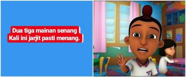 55 Pantun lucu Jarjit "Upin & Ipin", garing tapi bikin pecah suasana